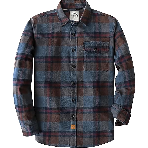 Wrangler Authentics Klassiek geweven herenoverhemd met lange mouwen