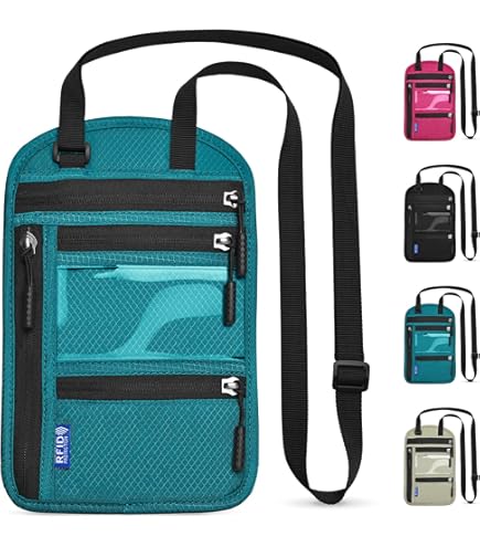 Taschino Portadocumenti Tatonka - 19x13cm, Da Collo, Unisex, Cotone, Per Viaggi E Eventi - Foto 7