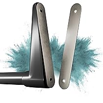 TENOVEL 12 Ganci Doppi Per Tenda Da Doccia In Acciaio Inox Cromato - Perfetti Per Aste Da Doccia, Set Di 12