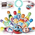 Bowling Set Kids, Toddler Toys for 2 3 4 Year Old Boy Girl Gift for 1-6 Year Old Boys Toys Age 1 2 3 Kids Toys Age 2 3 Educational Toy for 1-3 Year Old Learning Toy for 2 3 4 Outdoor Toy Garden Toy