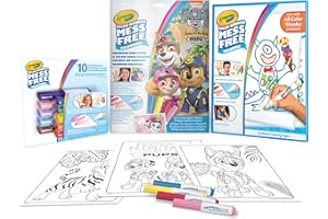 CRAYOLA Color Wonder Pat' Patrouille - Feutres Magiques Sans Tâche avec Personnages Paw Patrol - Activité Créative Sûre pour Enfants Dès 3 Ans