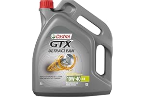 CASTROL GTX ULTRACLEAN 10W-40 A/B, Huile Moteur, 5L