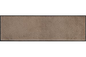 ‎WASH+DRY wash+Dry Fußmatte Taupe 35x120cm, innen und außen, waschbar, beige
