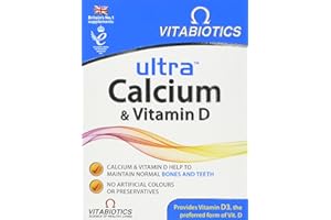 Calcium and Vitamin D Tablets, Vitabiotics Ultra (Pack of 1)