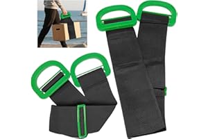 SINRAD 2 Pezzi Cinghia Trasporto Retrattile, Cinghie di Sollevamento con Maniglie, Cinghie Regolabili di Sollevamento, Cinghie di Sollevamento Multifunzionali Cinghie per Scatole, Mobili