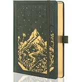 MGGAO Ruled Notebook for Women Men Aesthetic Notebook A5 | 316 Numbered Pages, College Ruled Notebooks for Writing, Note-Taki