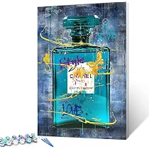 Malen Nach Zahlen Orchidee Für Erwachsene – 40x50 Cm Leinwand-Set Mit Pinseln & Farben