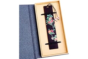 Toirxarn Set segnalibri in legno con fiori e uccelli dipinti, regali pratici e creativi, adatti per insegnanti, studenti, genitori, uomini e donne.