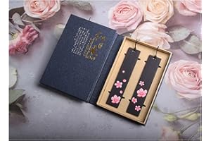 ONELEE Segnalibro in legno naturale fatto a mano, regalo ideale per donne, uomini, amici, ragazze, insegnanti, regali di compleanno