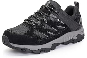 SHULOOK Wanderschuhe Damen Wasserdicht Leicht Trekkingschuhe Damen Atmungsaktiv Outdoor Schuhe Damen rutschfeste Bergschuhe Camping Walking Hiking Sneaker