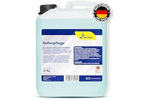 Mr. Perfect® 5L Reifenglanz - Auto Kunststoffpflege & Gummipflege für Außen - Schwarz - Reifenpflege für Reifenglanz - Autoreifen Pflege und Reifen Reiniger - Reifenschwarz Auto