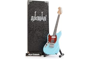 AXMAN Kurt Cobain (Nirvana) - Chitarra in miniatura - Regali musicali - Ornamento fatto a mano