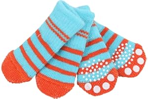 Puppia Chaussettes pour Chien Nitty-Gritty Aqua Taille L