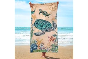 JINGTOPS Ręczniki plażowe, ręcznik plażowy z mikrowłókna, ręcznik szybkoschnący, ręcznik kąpielowy z mikrofibry, ręcznik plażowy XXL, ręcznik plażowy do plaży, basenu i do jogi, 180 x 90 cm