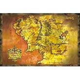 LORD OF THE RINGS MAP MAXI POSTER