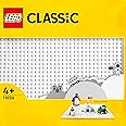 LEGO 11026 Classic Weiße Bauplatte, quadratische Grundplatte mit 32x32 Noppen als Basis Sets, Konstruktionsspielzeug