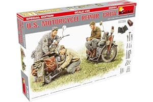 MiniArt 35284 U.S. Motocycle Repair Crew.Special Editi - Statuette, colore: grigio
