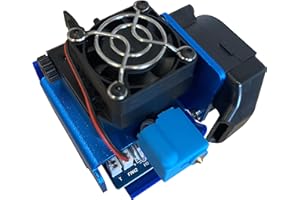 3DPLady | Artillery Genius ricambio OEM estrusore / Hot End Set originale con cover in titanio (versione con alette di raffreddamento)