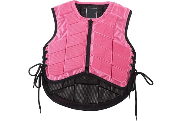 Alvinlite Gilet de Protection équestre de sécurité pour équitation pour garçons et Filles, Fournitures d'équipement équestre équin(CM) Gilet