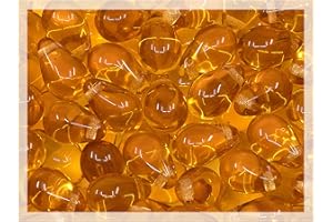 BOHEMIA CRYSTAL VALLEY 50 perline di vetro di Boemia, 6 x 9 mm, gocce di lacrima, ambra, topazio arancione, trasparente