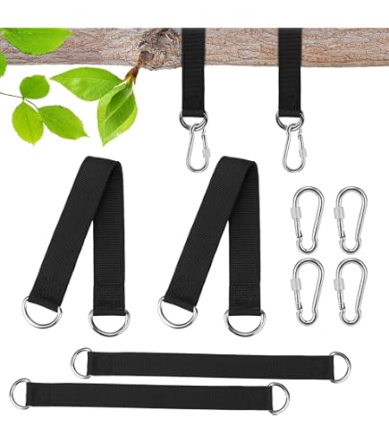 4er Set Schwerlast-Gurtbnder  Hngeband Fr Schaukelstuhl, Hngematte,  Outdoor, 34 Cm Camping Klappstuhl Hochlehner