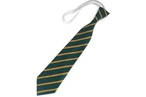 Great British Tie Club Child's Elastic Single Stripe School Ties (Infant/Primary Size)
