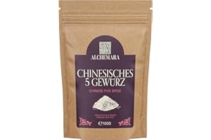 Cinq Épices Chinoises Alchemara (100g) – Mélange d’Épices – Épices Délicatement Séchées Idéales pour la Cuisine – Épices Aromatiques
