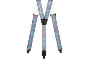 Olata Adjustable Ski Salopette X- and Y-Shape Braces/Suspenders
