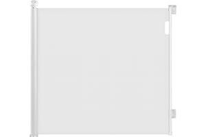 Ycozy Barriere de Securite Retractable 0-140cm, Barriere Chien/Chat, Opération à Une Main, Barriere de Securite Enfant sans Percage, pour Escaliers, Couloirs, Cuisine, Intérieur et Extérieur
