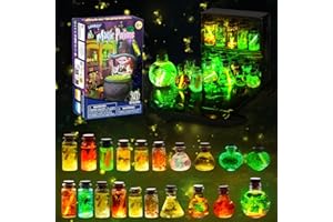 LDomet Kit artigianale per bambini, Kit di pozioni magiche per bambini - Mescolare 20 bottiglie di pozione strega bagliore, Natale regali di compleanno per ragazze ragazzi 6 7 8 9 10+