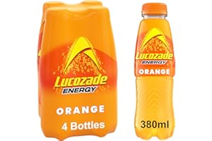 Lucozade Energy Orange 380ml (Pack of 4)