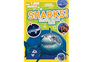 National Geographic Kids Sharks Sticker Activity Book: Over 1,000 Stickers!