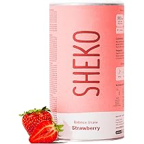 SHEKO Balance Shake Erdbeere - 21 Cremige Mahlzeitenersatz Shakes ...