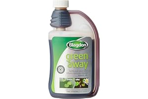 Blagdon Green Away Pond Water Treatment, Clears Green Water and Suspended Algae Particles, Natural, Plant Friendly, Safe for Fish, 500 ml, Treats 10,000 Litres of Water