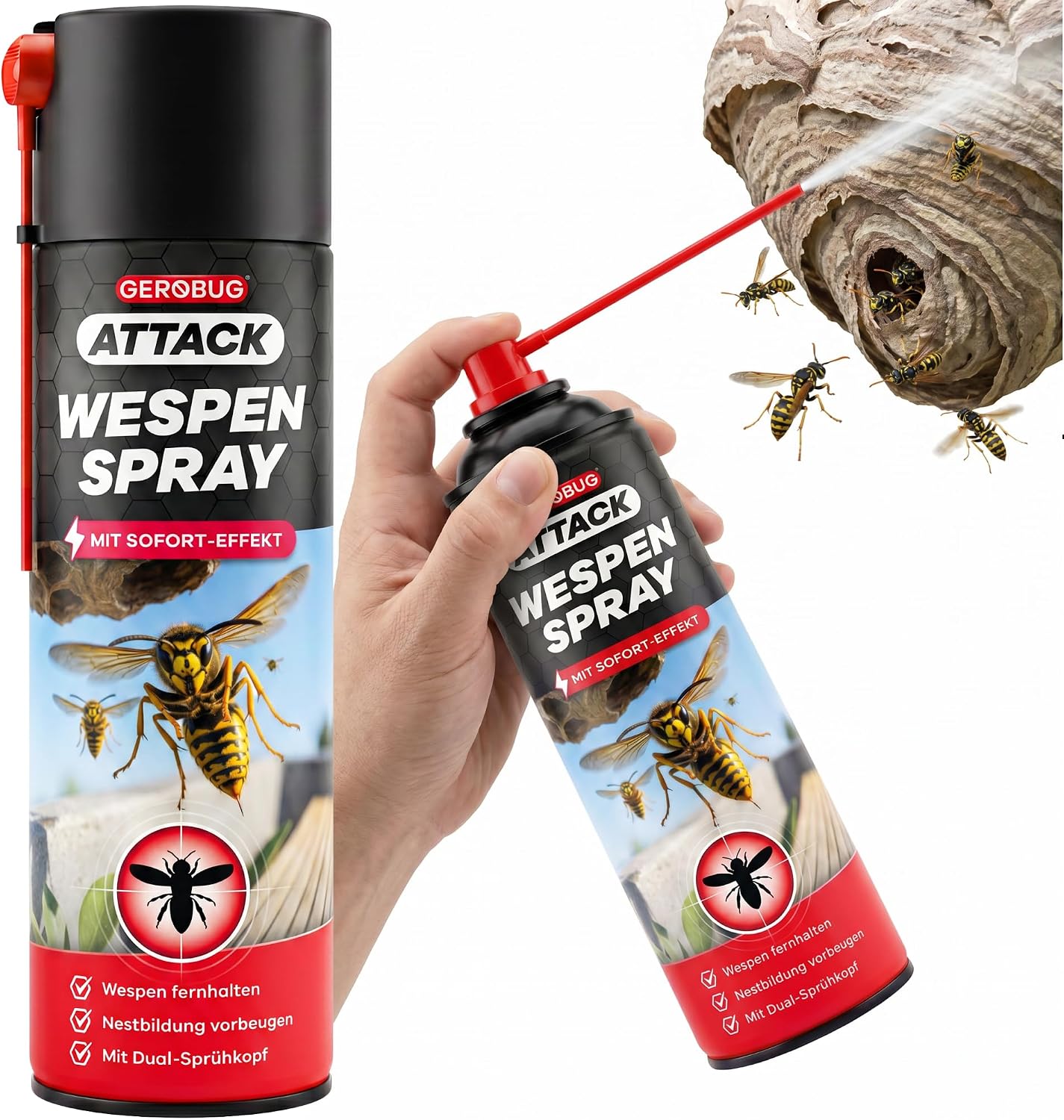 Expertenurteil & Zusammenfassung : GEROBUG Wespen Aerosol Spray 500 ml - Hocheff