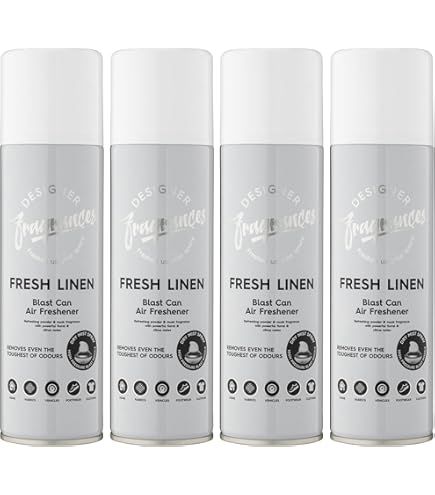 4 X Sovereign Washday Fresh Turbojet Air Sanitiser Car Home Freshener Spray | UK