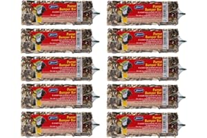 LEEWAY WOODWORK JOHNSONS PARROT BUMPER BARS - 170G - 1 TO 10 - CAGE TREAT SUNFLOWER SEEDS CLIP (X10)