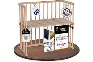 babybay Mini sidosäng, naturlig obehandlad