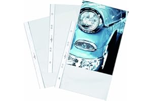 ‎DURABLE Durable Prospekthüllen DIN A5 Business, 0,06mm, Made in Germany, 4 Beutel mit 25 Stück, glasklar, 265119