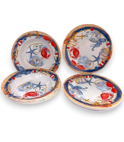 Brandani Ciotola Ovale Citrus 33x23 cm in Melamina Blu - Le Gioie
