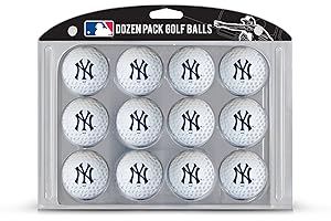 Team Golf MLB Docena de Pelotas de Golf de tamaño reglamentario, Paquete de 12, impresión Duradera a Todo Color del Equipo