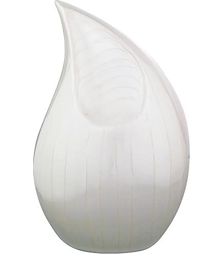 Royal Rapture Urn For Ashes - Teardrop Urne Grün 30cm Aluminium