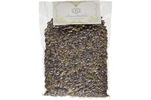 BRONTEDOLCI Pistachos sicilianos verdes (Etna) - Sin cáscara 500g envasado al vacío fresco sin sal pura.