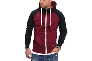 Rello & Reese Herren Sweatjacke Hoodie Zip-Jacke Kapuzenpullover MT-7681