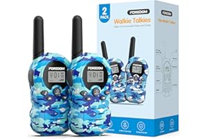 FOREDOM Walkie Talkies für Kinder Walkie Talkies Funkgeräte Set Spielzeug für Jungen & Mädchen 3-12 Jahre, Geschenke Outdoor-Abenteuer – 2er Set