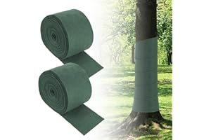 Tesmotor 2 Rouleaux de Bandage de Protection des Arbres - Enveloppe de Protection des Plantes Résistante à l'hiver pour Le Gel et l'Humidité - 17.5M