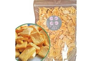 ‎ZINGY ZOO Gefriergetrocknete Mango | XL 300g Ohne Zuckerzusatz Mango Gefriergetrocknet | Freeze Dried Mango Fruit Mango Getrocknet | Mango Getrocknet Trocken Früchten Keine Zusätze | Trockenmango ZingyZoo