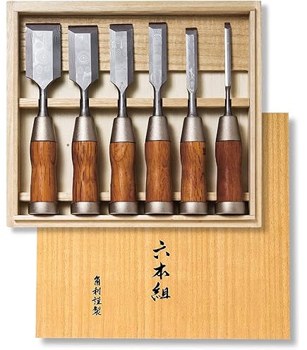 KAKURI Japanisches Holzbearbeitungs-Set 7-teilig - Ideal Für Anfänger