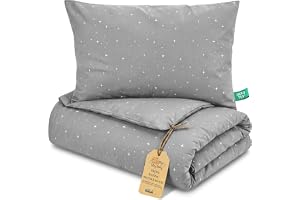 Barntäcke utan överdrag bomull Set baby filt kudde för babysäng | 100x135 cm för babysäng spjälsäng småbarn fyllning bomull lätt andas varm hela året Oeko Tex kudde Teddybjörnar