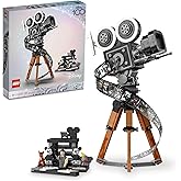 LEGO Disney Walt Disney Tribute Camera 43230 Disney Fan Building Set, Celebrate Disney 100 with a Collectible Piece Perfect f
